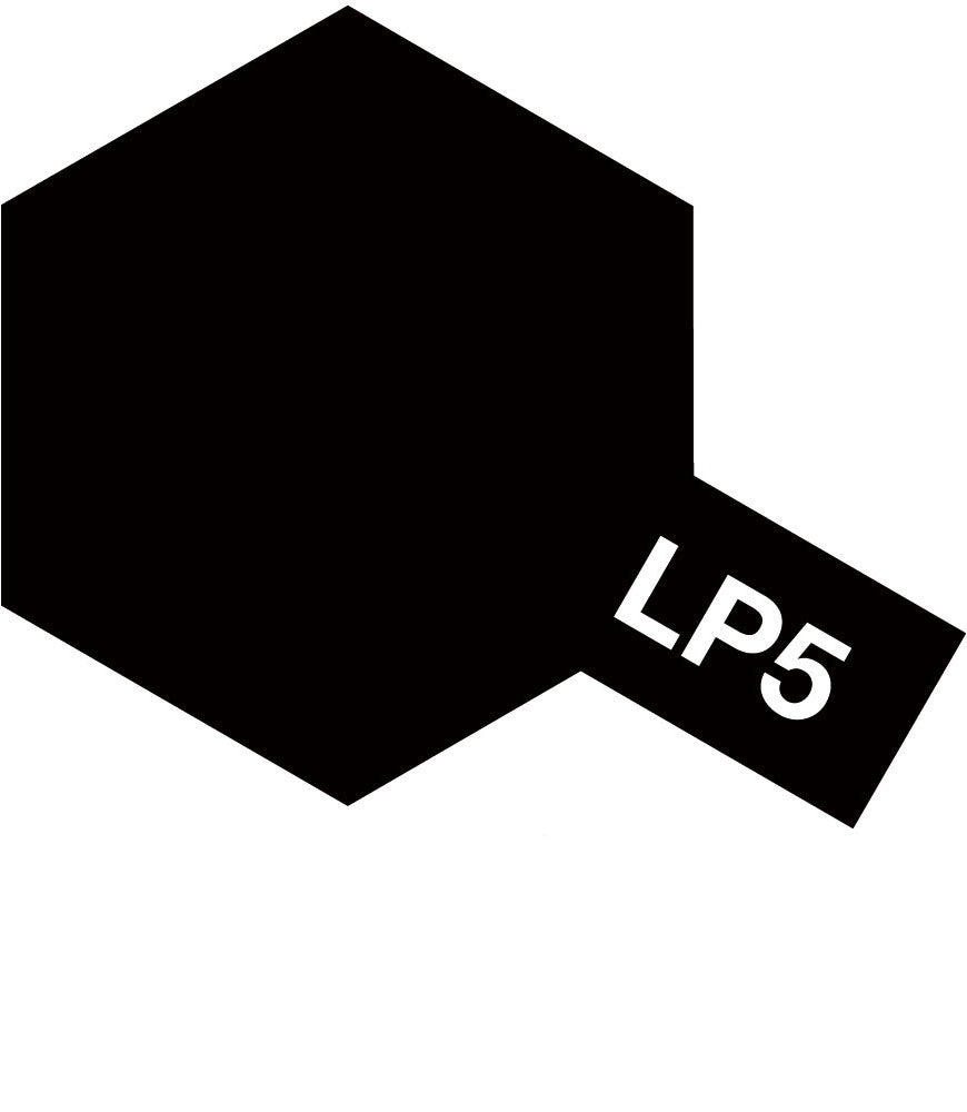Tamiya Color Lacquer Paint - LP-5 Semi Gloss Black (10ml)