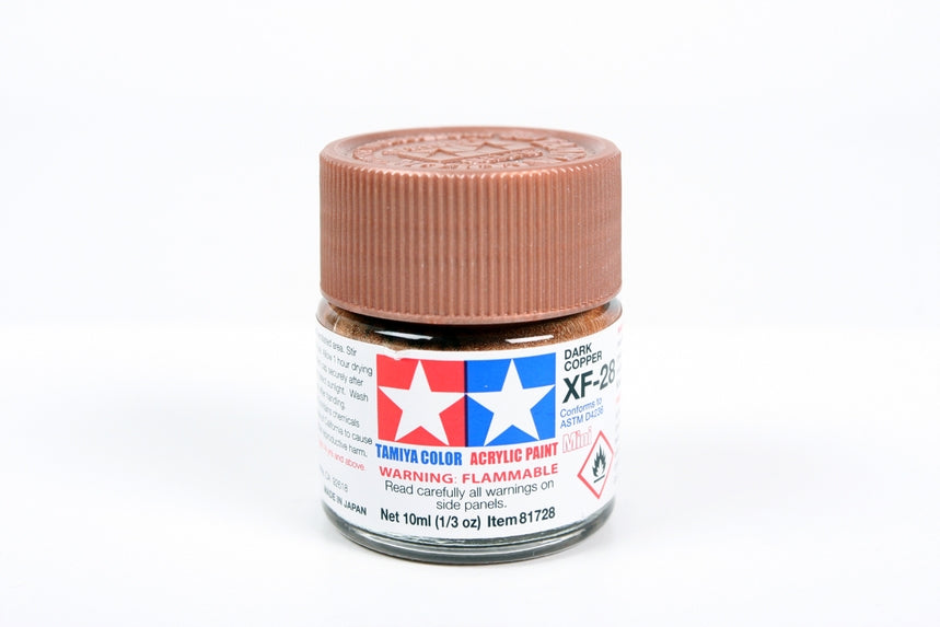 Tamiya Acrylic Mini XF-28 Dark Copper (10ml)