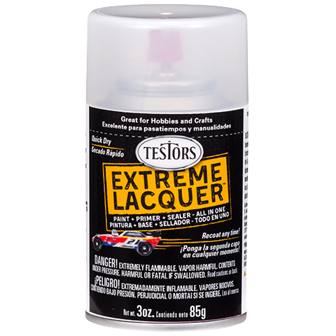 Testors One Coat Lacquer - Gloss White Lightning (85g)