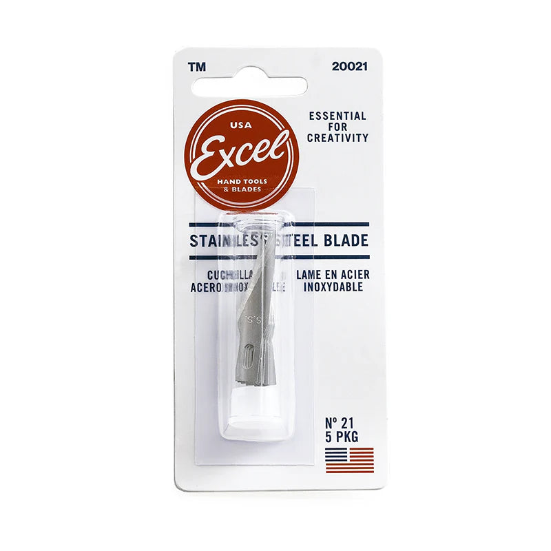 Excel Stainless Steel Blade #21 (5 Pack)