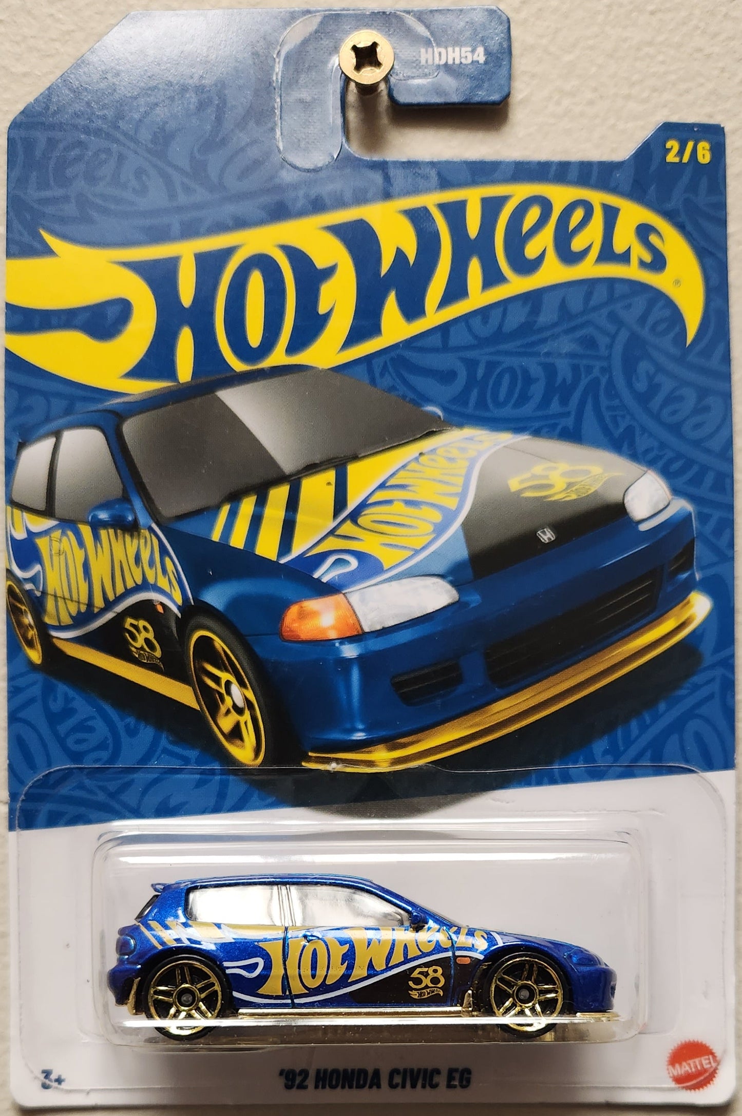 Hot Wheels 1992 Honda Civic EG (1:64)
