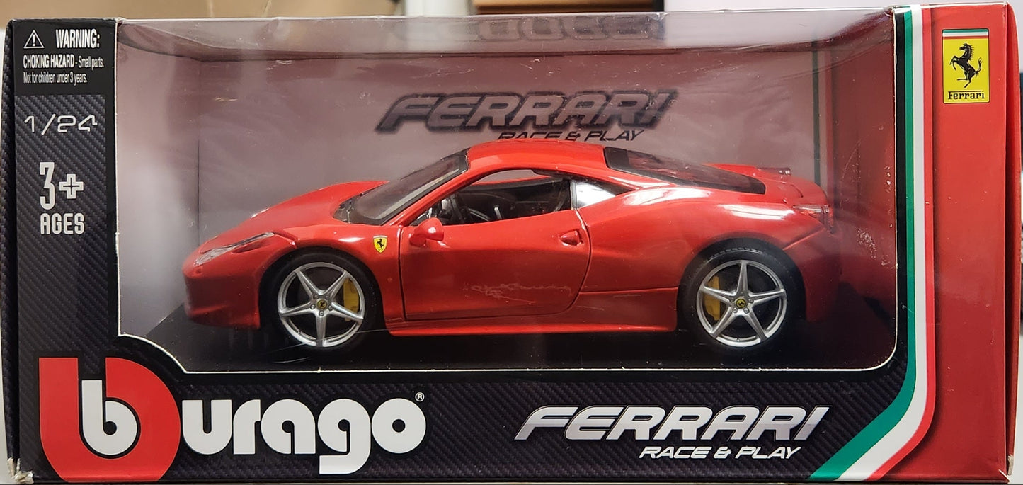 Bburago Race & Play Ferrari 458 Italia (1:24)