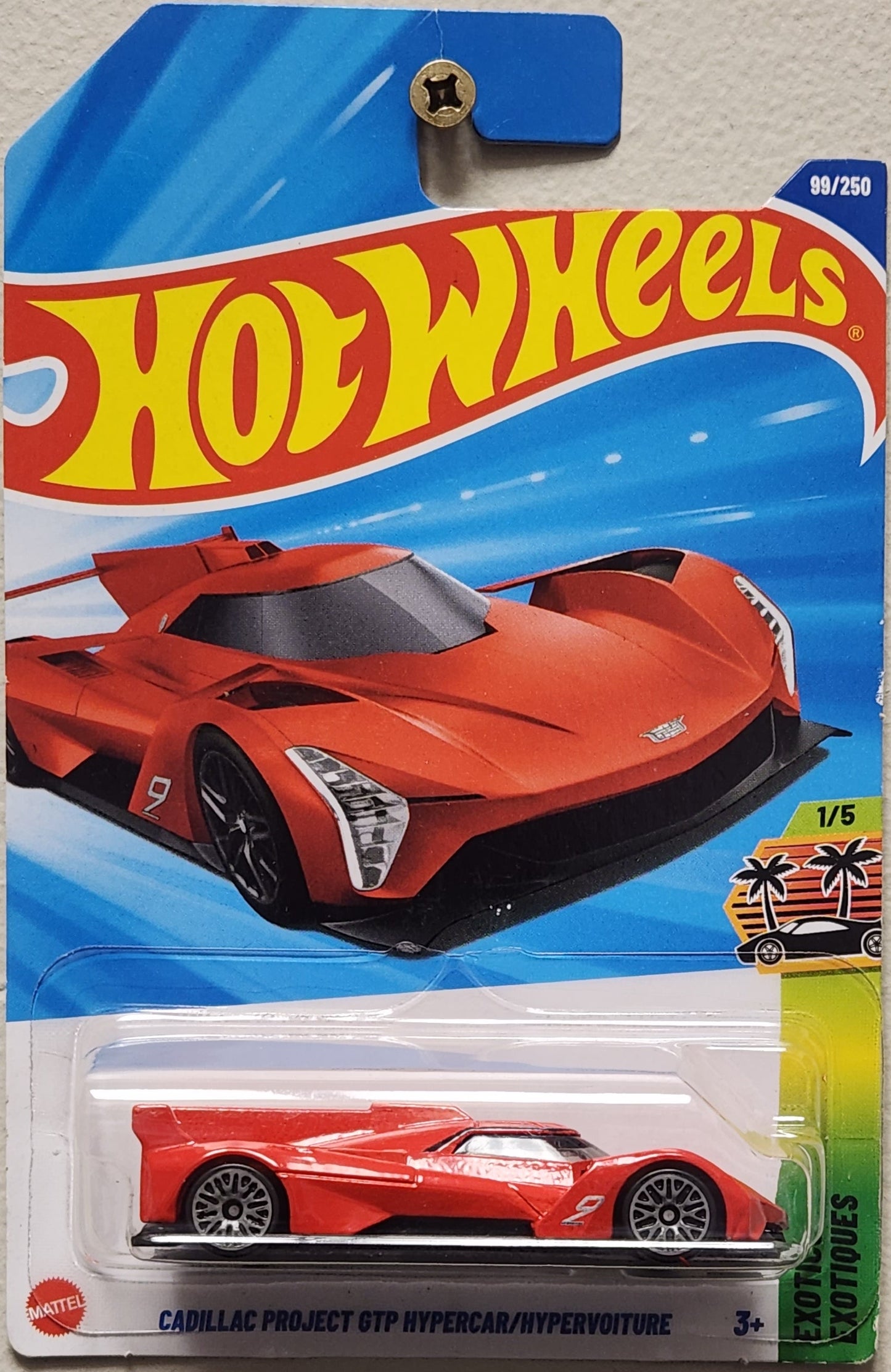 Hot Wheels Exotics Cadillac Project GTP Hypercar (1:64)