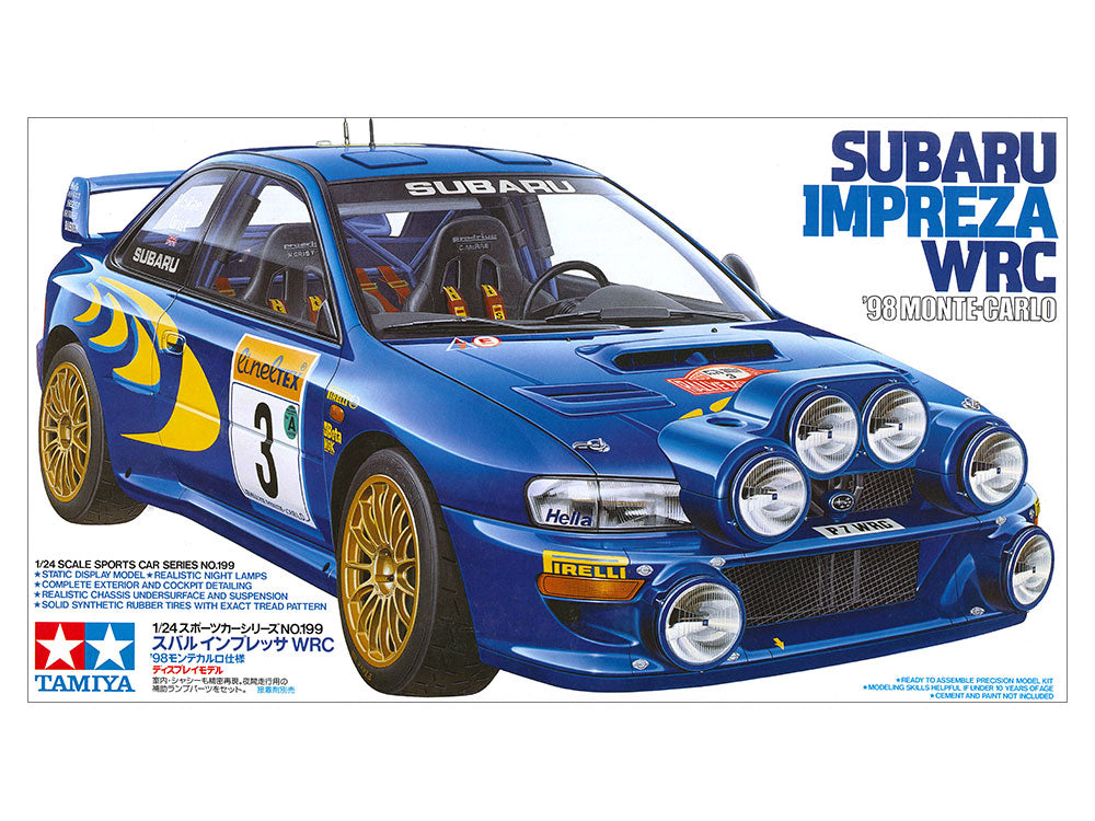 Tamiya Subaru Impreza WRC 1998 Monte-Carlo (1:24)