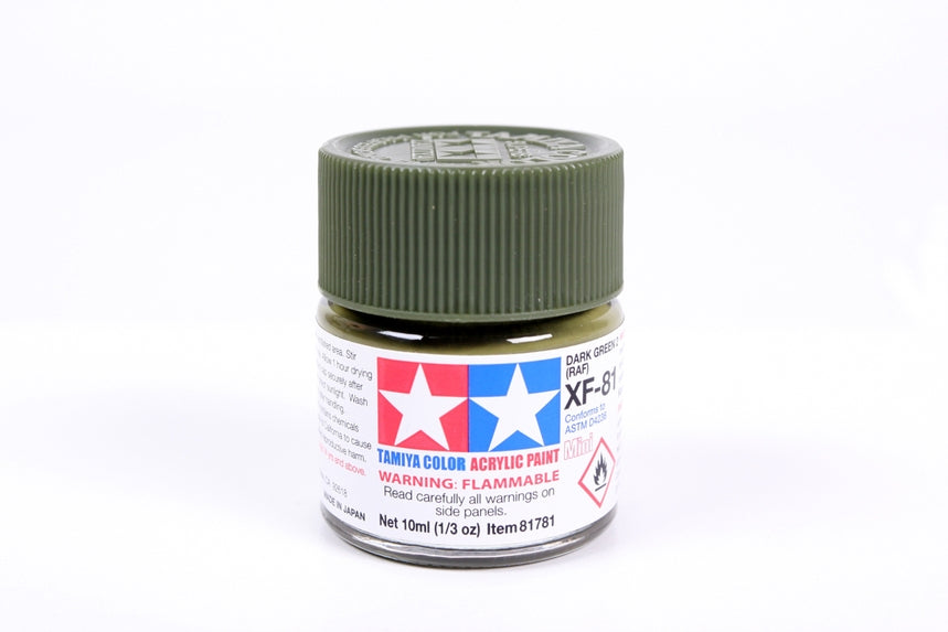 Tamiya Acrylic Mini XF-81 Dark Green 2 (RAF) (10ml)