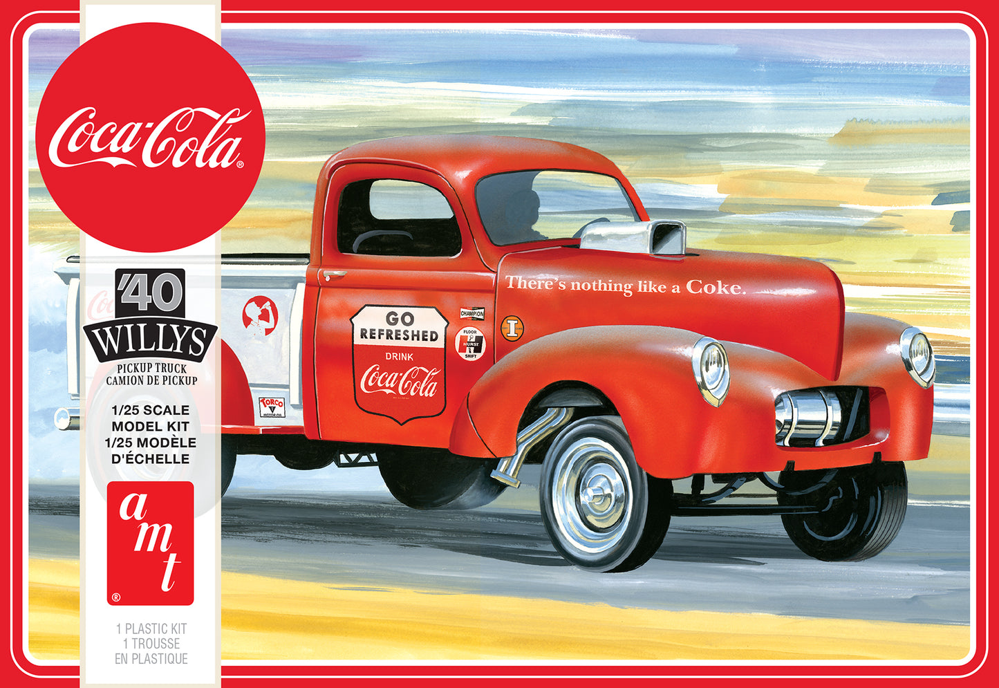 AMT Coca Cola 1940 Willys Pickup Truck (1:25)