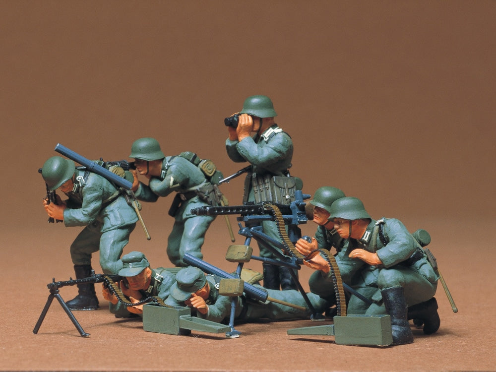 Tamiya Military Miniatures German Machine Gun Troops (Infantry) (1:35)