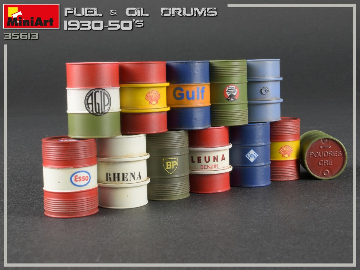 MiniArt Fuel & Drums 1930-50s (1:35)