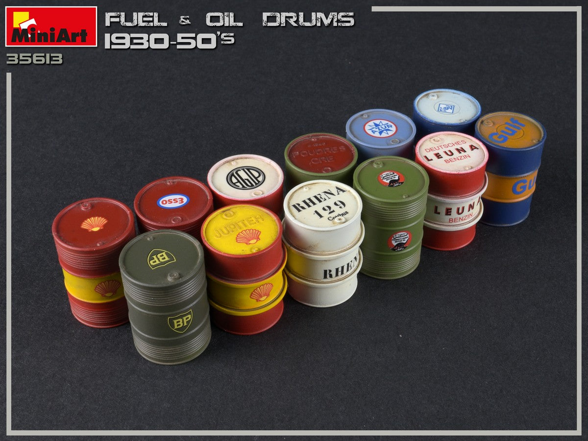 MiniArt Fuel & Drums 1930-50s (1:35)