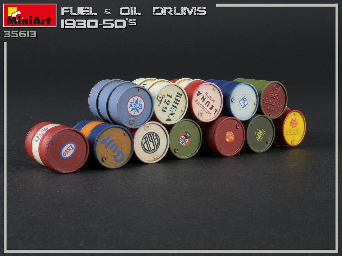 MiniArt Fuel & Drums 1930-50s (1:35)