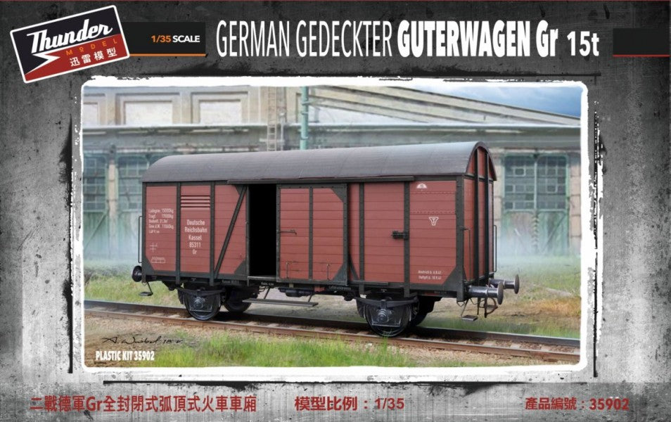 Thunder Model German Gedeckter Guterwagen G10 (1:35)