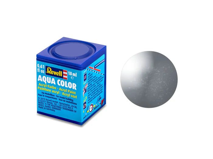 Revell Aqua Color Acrylic - 91 Metallic Steel (18ml)