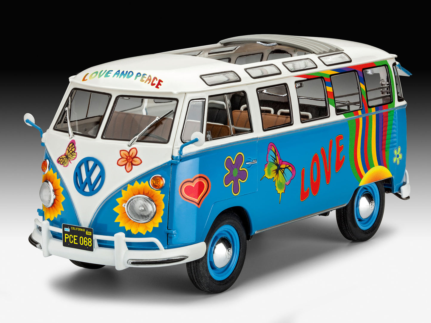 Revell Volkswagen T1 Samba Bus Flower Power (1:24)