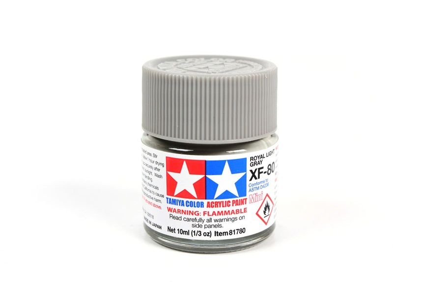 Tamiya Acrylic Mini XF-80 Royal Light Gray (10ml)
