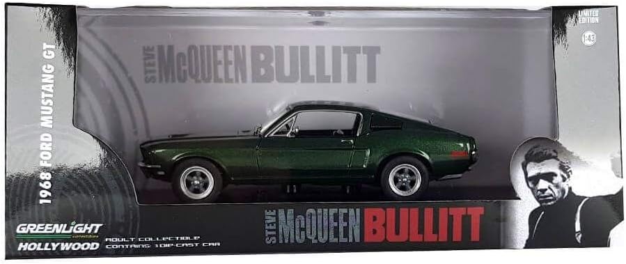 Greenlight Steve McQueen Bullitt 1968 Ford Mustang GT (1:43)