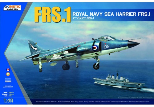 Kinetic Model Kits Royal Navy Sea Harrier FRS.1 (1:48)