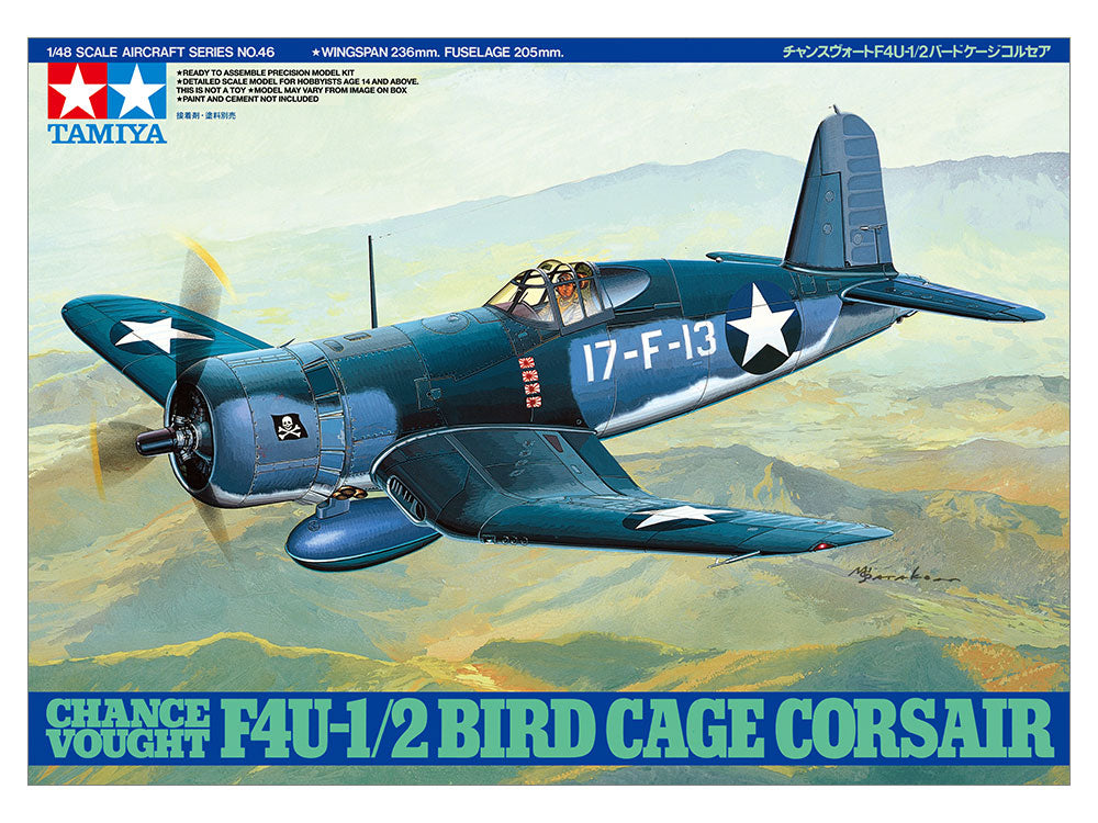 Tamiya Chance Vought F4U-1/2 Bird Cage Corsair (1:48)