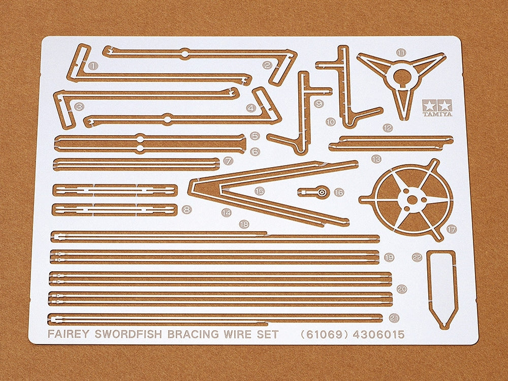 Tamiya Fairey Swordfish Photo Etched Bracing Wire Set (for Experts) (1:48)