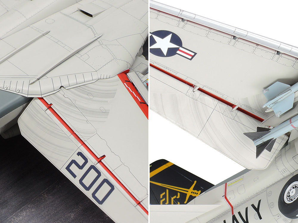 Tamiya Grumman F-14A Tomcat (Late Model) Carrier Launch Set (1:48)