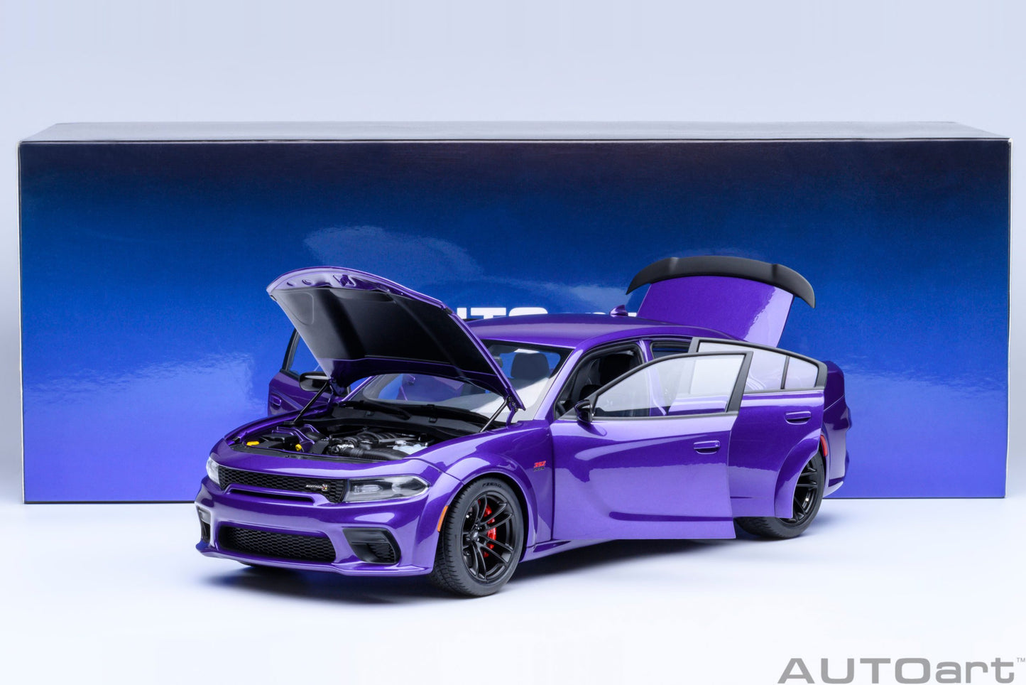 AUTOart Dodge Charger Scat Pack Widebody - Plum Crazy (1:18)