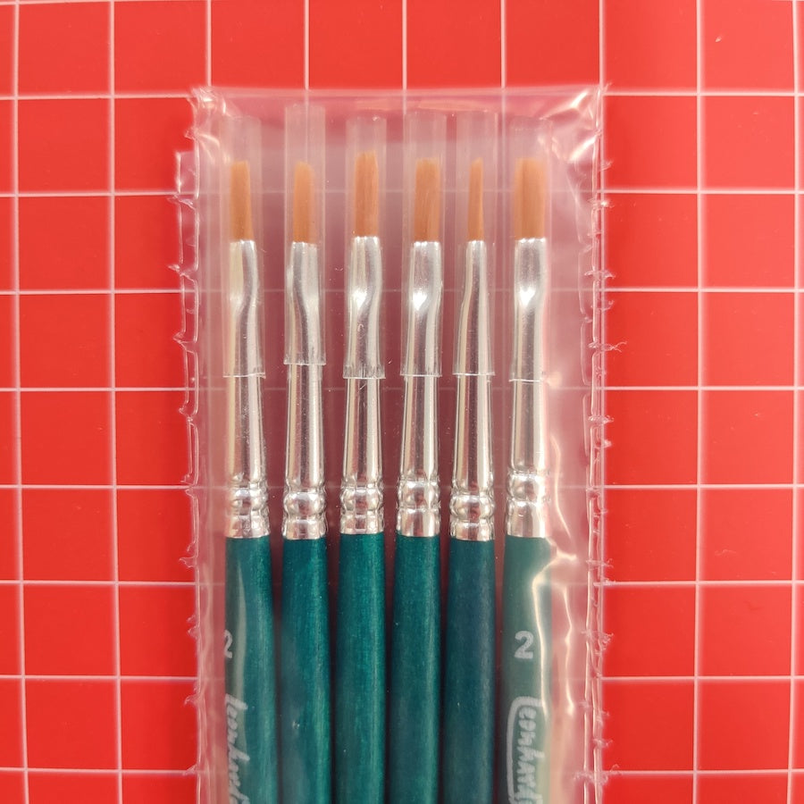 Leonhardy PMX Brush - Synthetic Gold Flat 2