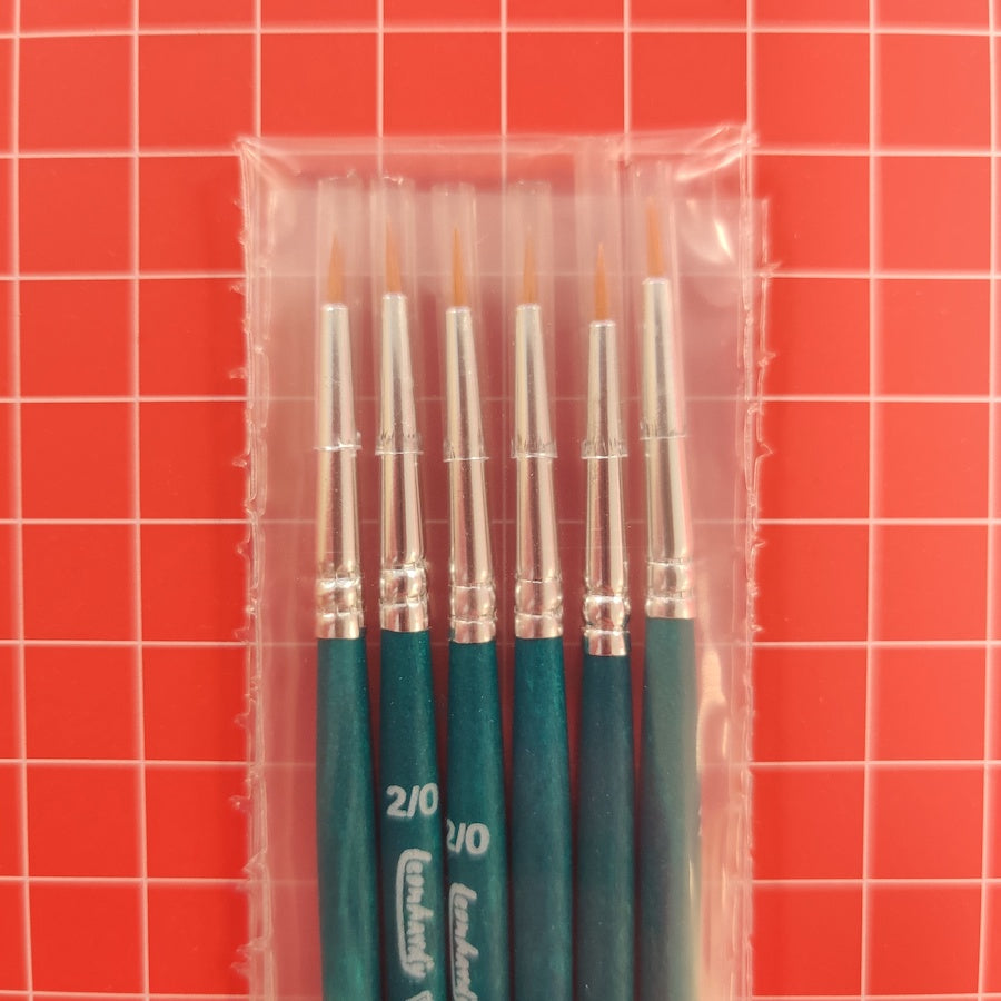 Leonhardy PMX Brush - Synthetic Gold Round 2/0