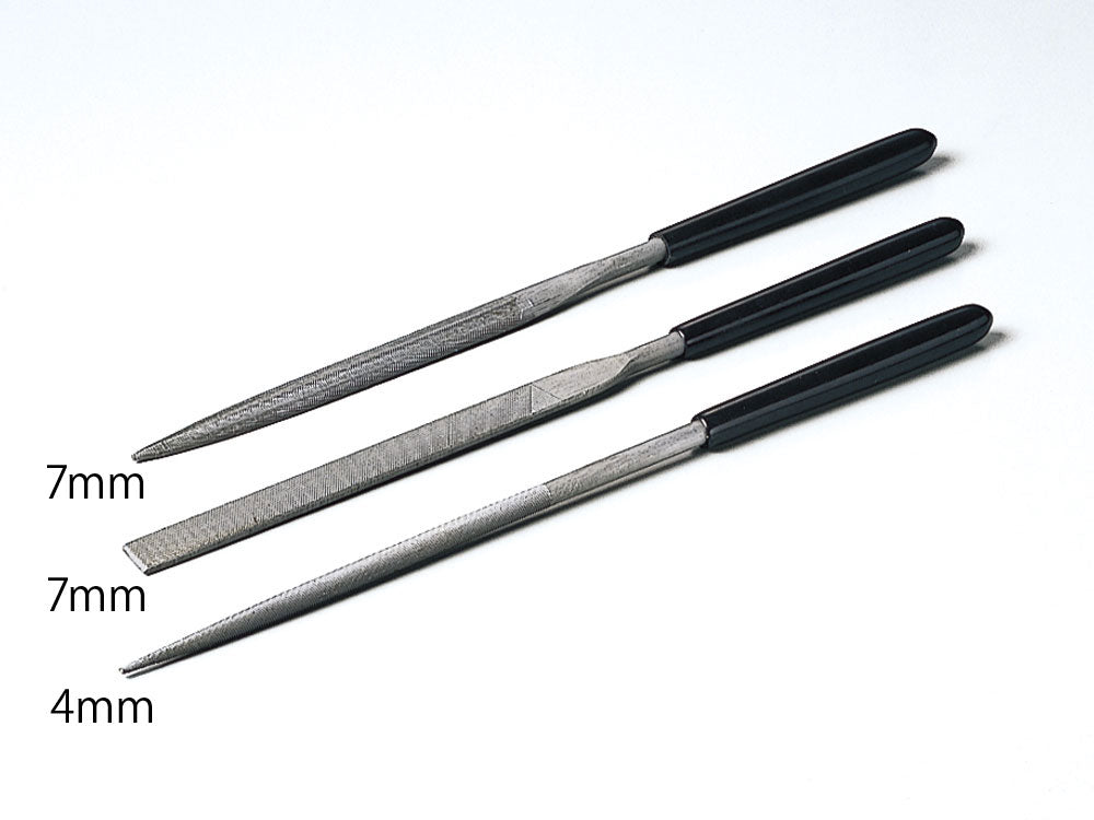 Tamiya Craft Tools Basic File Set (Medium Double-Cut)