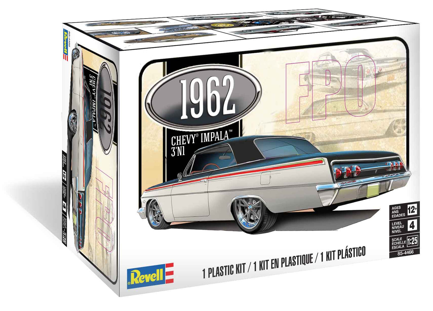 Revell 1962 Chevrolet Impala SS Hardtop 3'n1 (1:25)