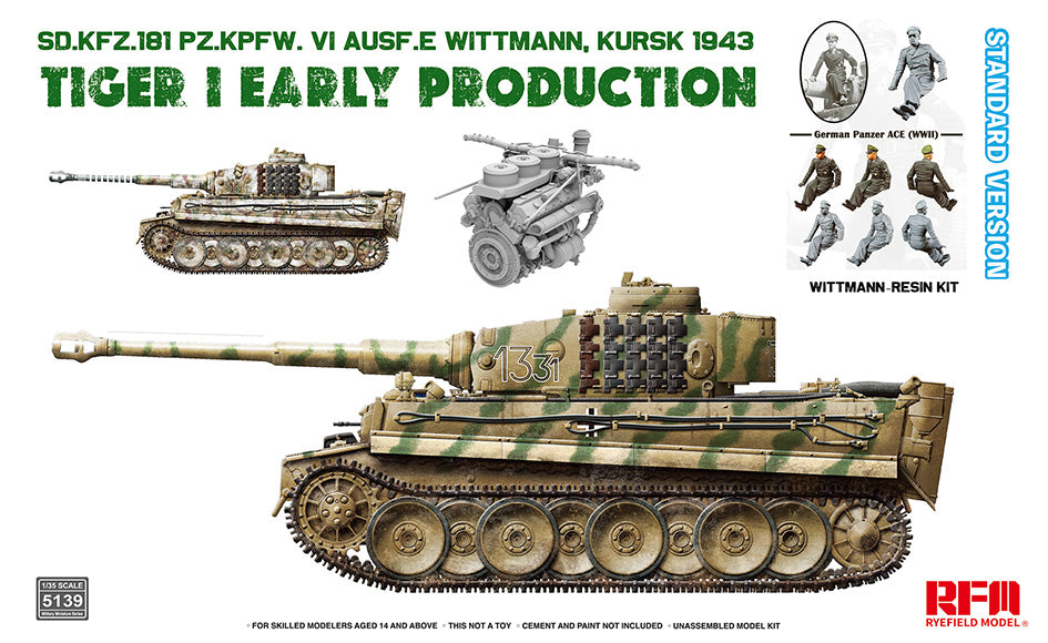 Ryefield Model Tiger I Early Production (1:35)