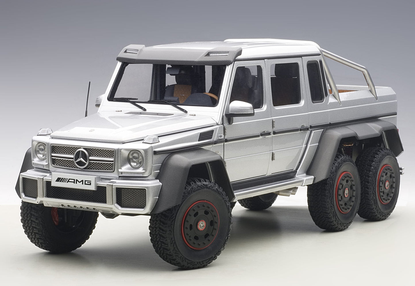 AUTOart Mercedes-Benz G63 AMG 6x6 - Silver (1:18)