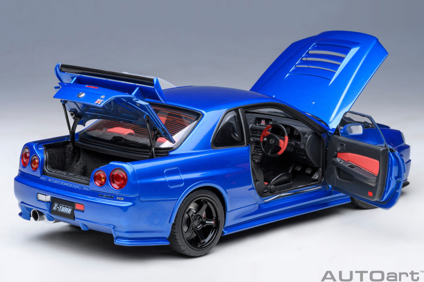 AUTOart NISMO R34 GT-R Z-tune - Bayside Blue (1:18)
