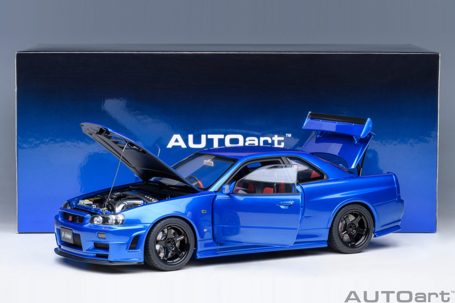 AUTOart NISMO R34 GT-R Z-tune - Bayside Blue (1:18)