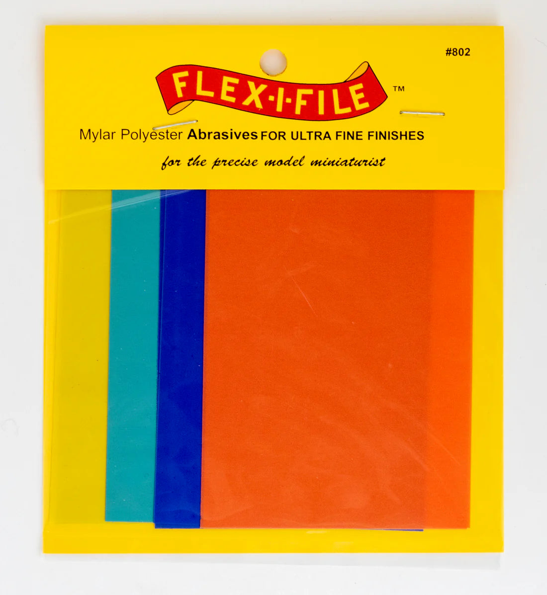 Flex-I-File Mylar Polyester Abrasives for Ultra Fine Finishes