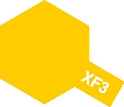 Tamiya Color Enamel Paints XF-3 Flat Yellow (10ml)