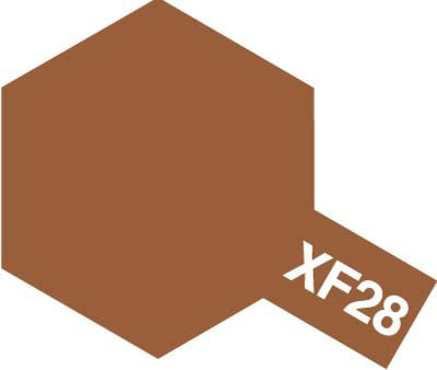 Tamiya Color Enamel Paints XF-28 Dark Copper (10ml)