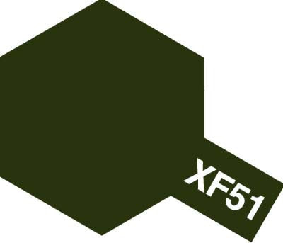 Tamiya Color Enamel Paints XF-51 Khaki Drab (10ml)
