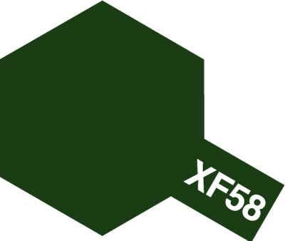 Tamiya Color Enamel Paints XF-58 Olive Green (10ml)