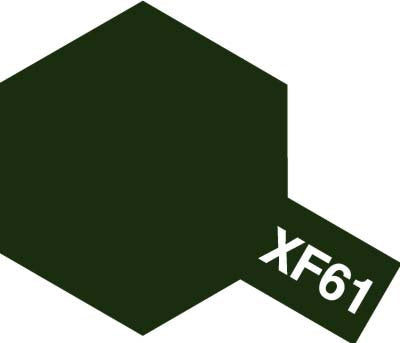 Tamiya Color Enamel Paints XF-61 Dark Green (10ml)