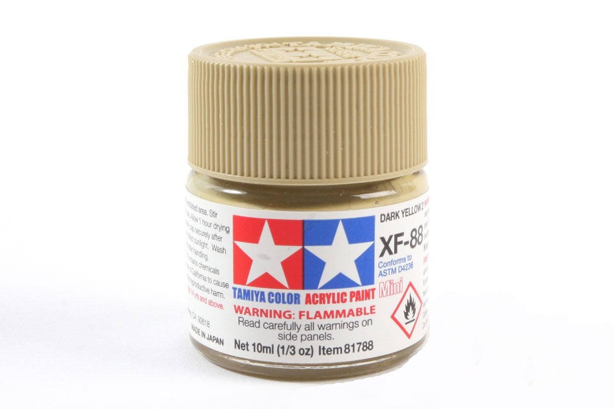 Tamiya Acrylic Mini XF-88 Dark Yellow 2 (10ml)