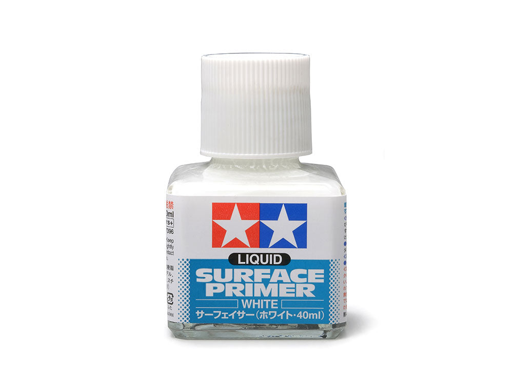 Tamiya Liquid Surface Primer - White (40ml)