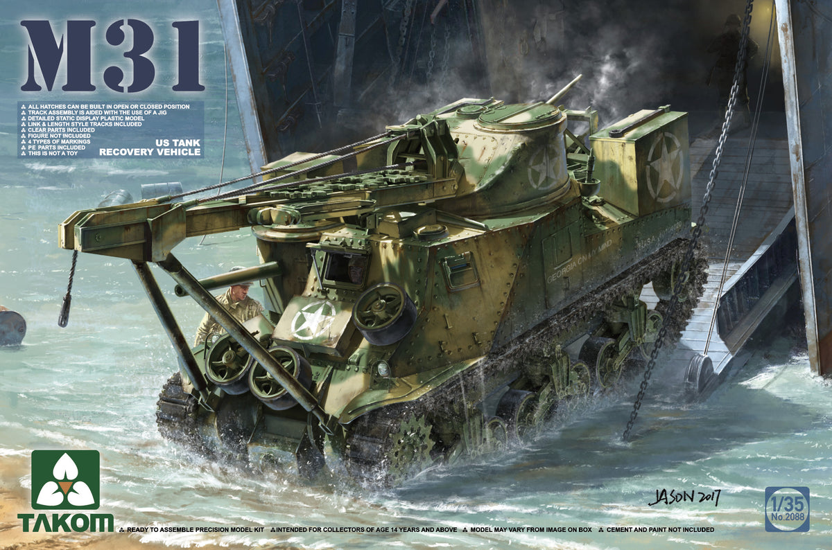 Takom US Tank Recovery Vehicle M31 (1:35)