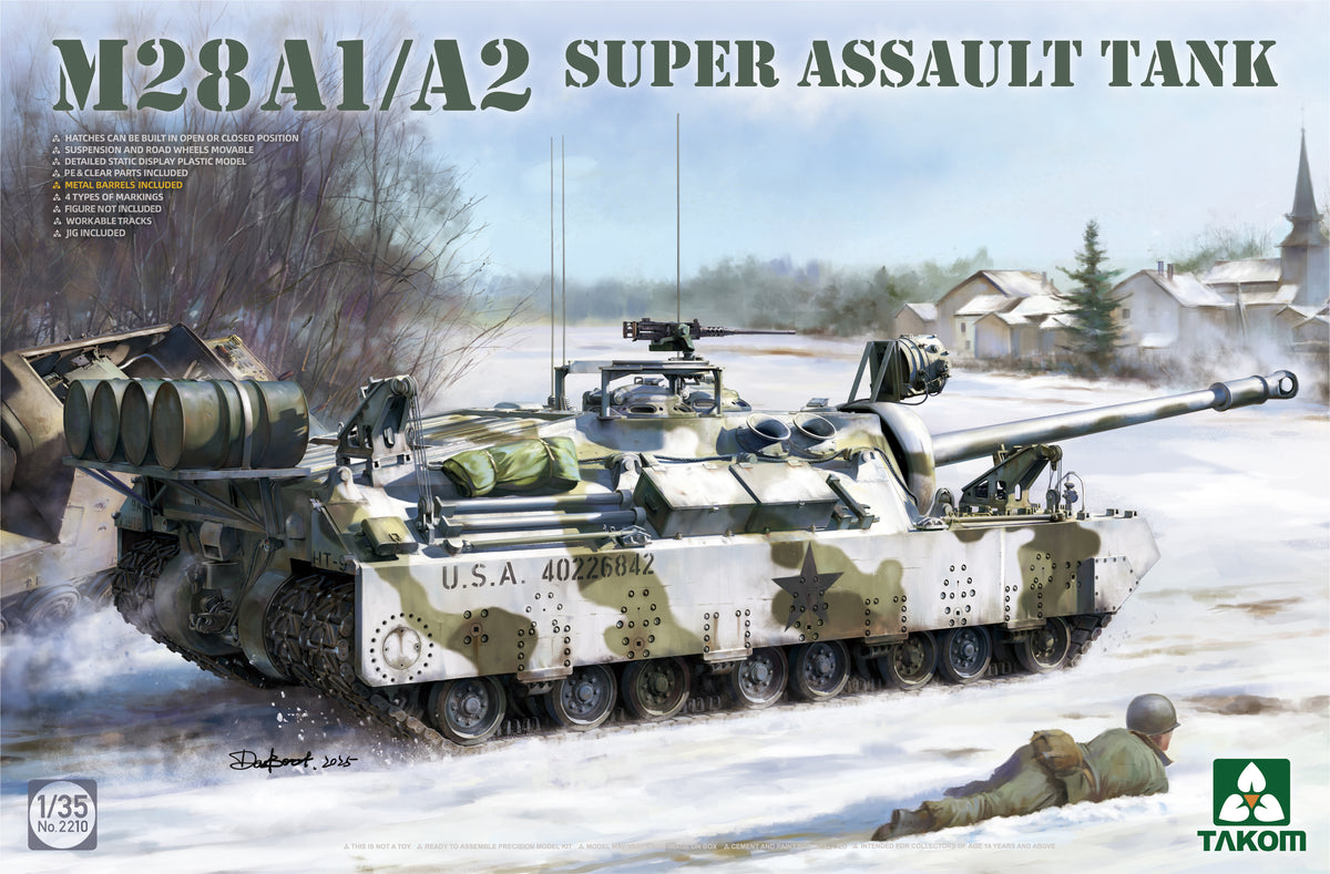 Takom M28A1/A2 Super Assault Tank (1:35)