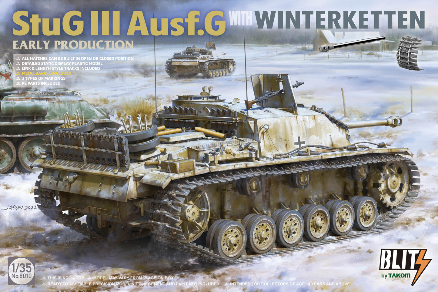 Takom StuG III Ausf.G Early Production with Winterketten (1:35)