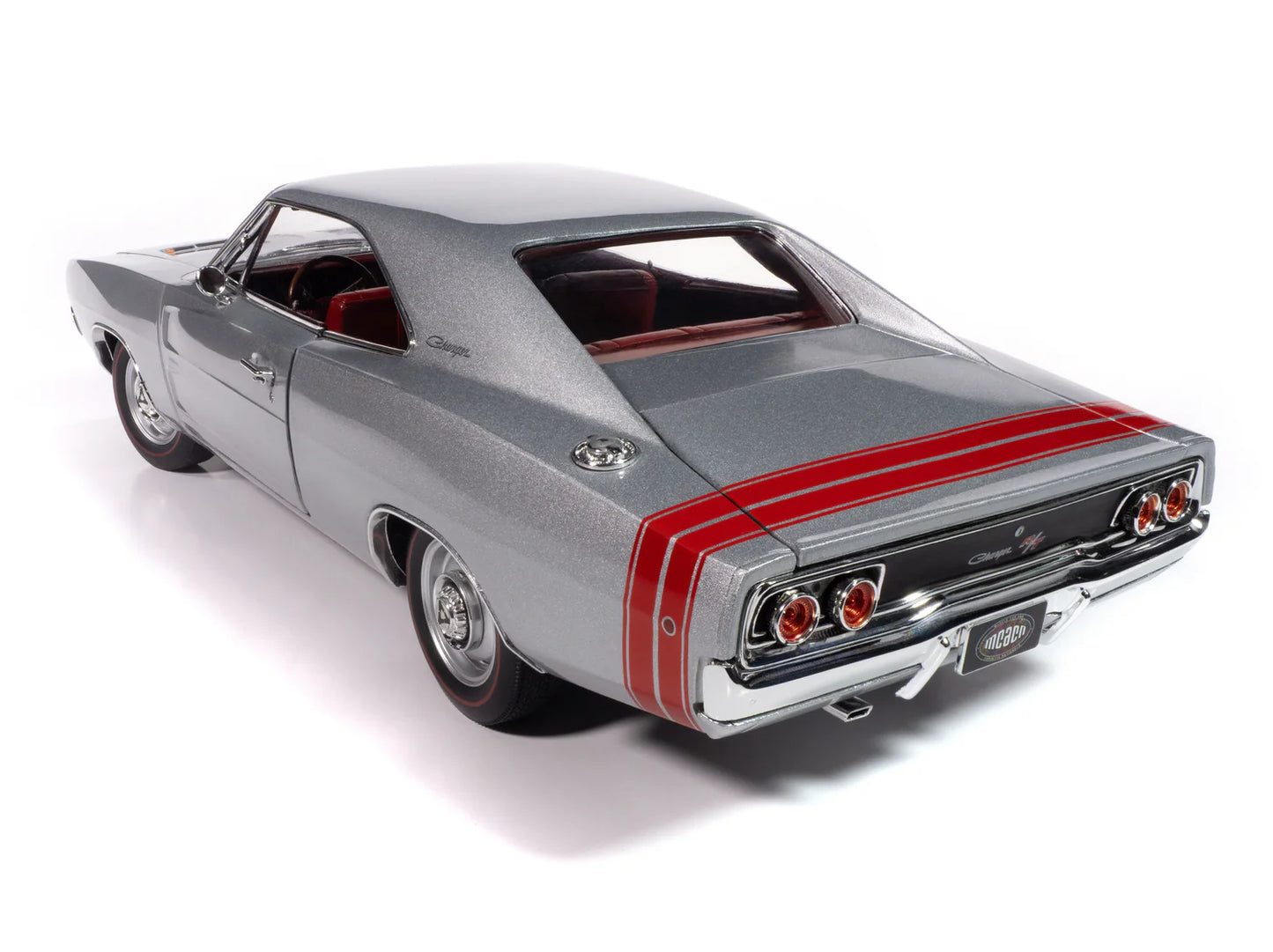 Auto World MCACN 1968 Dodge Charger R/T - Silver (1:18)
