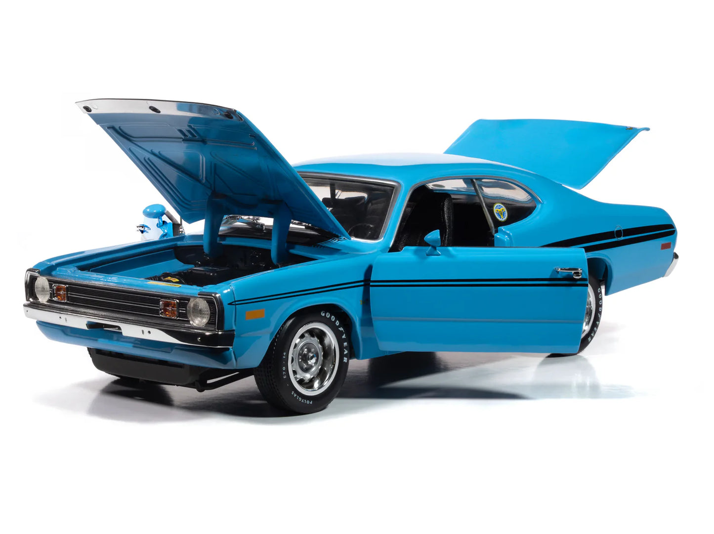 Auto World Mecum Auctions 1972 Dodge Demon GSS - Petty Blue (1:18)