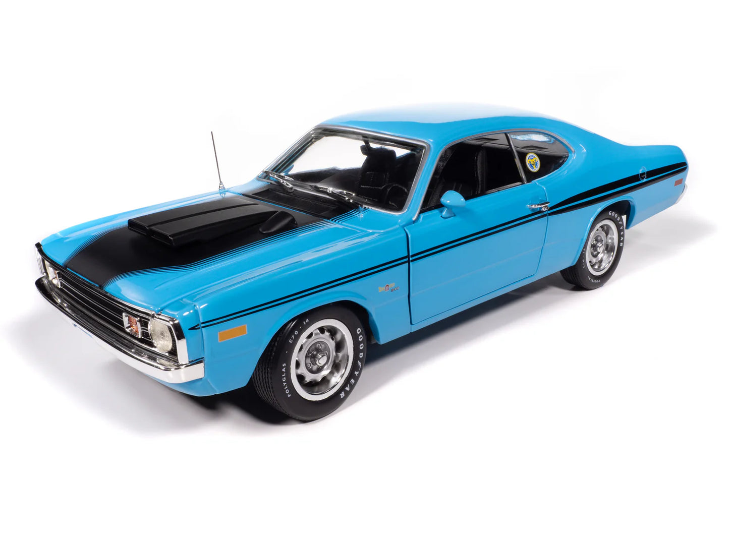 Auto World Mecum Auctions 1972 Dodge Demon GSS - Petty Blue (1:18)
