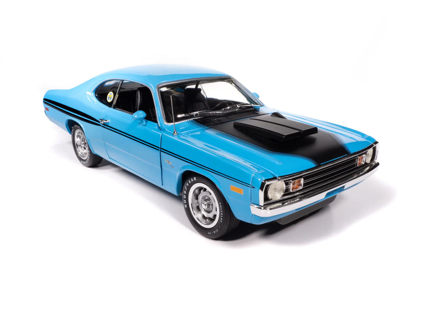 Auto World Mecum Auctions 1972 Dodge Demon GSS - Petty Blue (1:18)