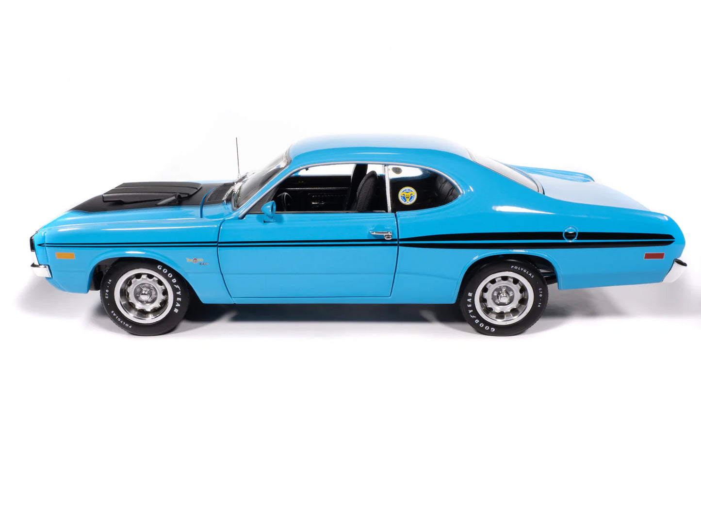 Auto World Mecum Auctions 1972 Dodge Demon GSS - Petty Blue (1:18)