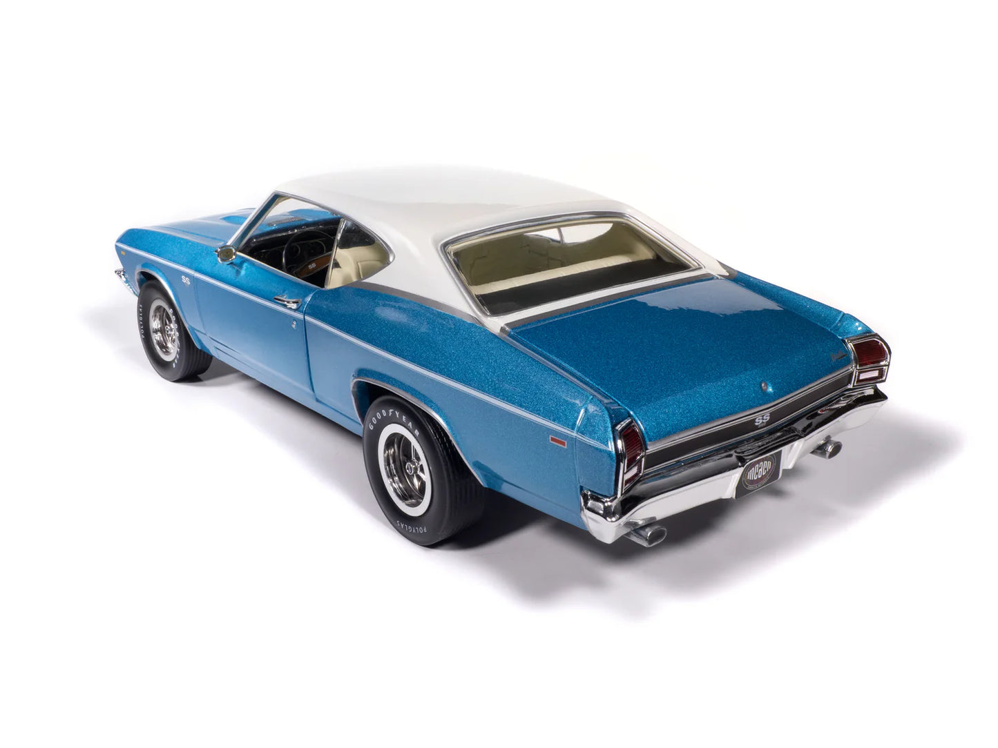 Auto World MCACN 1969 Chevy Chevelle SS 396 - Azure Turquoise (1:18)