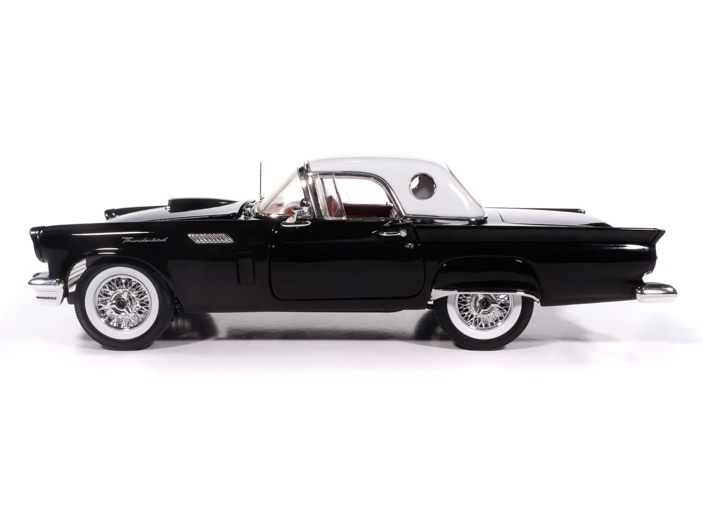 Auto World 1957 Ford Thunderbird - Ford Raven Black (1:18)